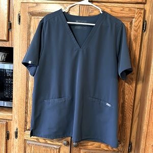 Figs XXL Scrub Top Dark Harbor